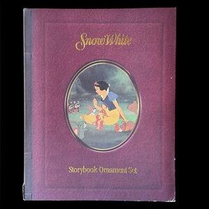 Disney Snow White Storybook Ornament Set - 8 Piece Collection